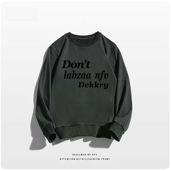 Crewneck sweatshirt [M-3XL] [dark gray - thin] (contact customer service to confirm the shipping size after placing an order) 