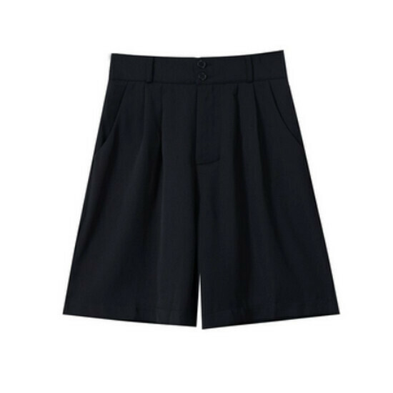 熱賣休閒西裝短褲【黑色】【S-XL碼】(下單後請聯絡客服確認發貨尺碼)