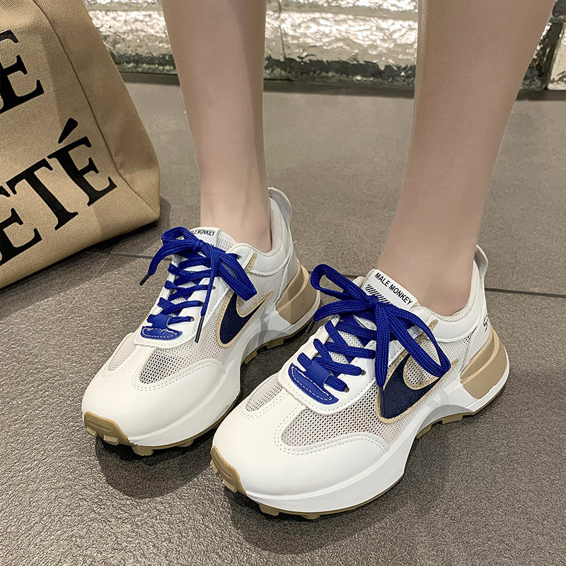 Hot selling thin breathable mesh shoes (blue size 35-40) (please contact customer service to confirm the delivery size after placing the order)