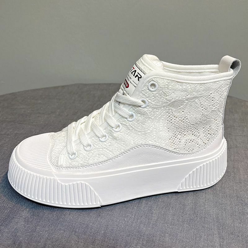 Hot selling lace thin short boots (white size 35-40) (please contact customer service to confirm the delivery size after placing the order)