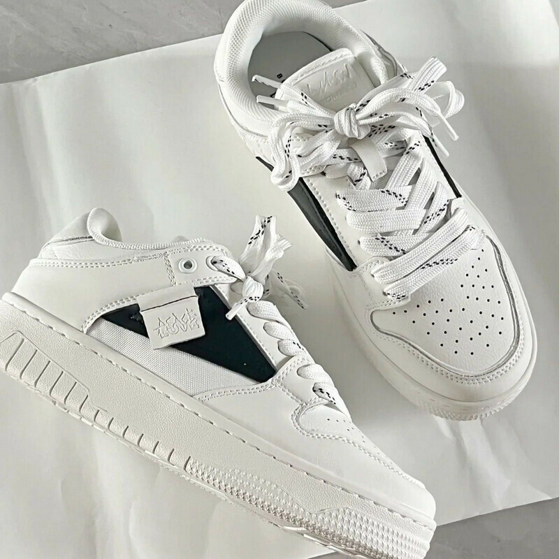Hot selling casual sneakers (white size 35-40) (please contact customer service to confirm the delivery size after placing the order)