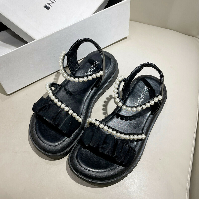 Hot selling thick-soled sandals (black size 35-40) (please contact customer service to confirm the delivery size after placing the order)