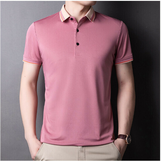 激抵翻領短袖t恤【106款紅色】尺碼【165/M-190/4XL】【下單後聯絡客服確認發貨尺碼】