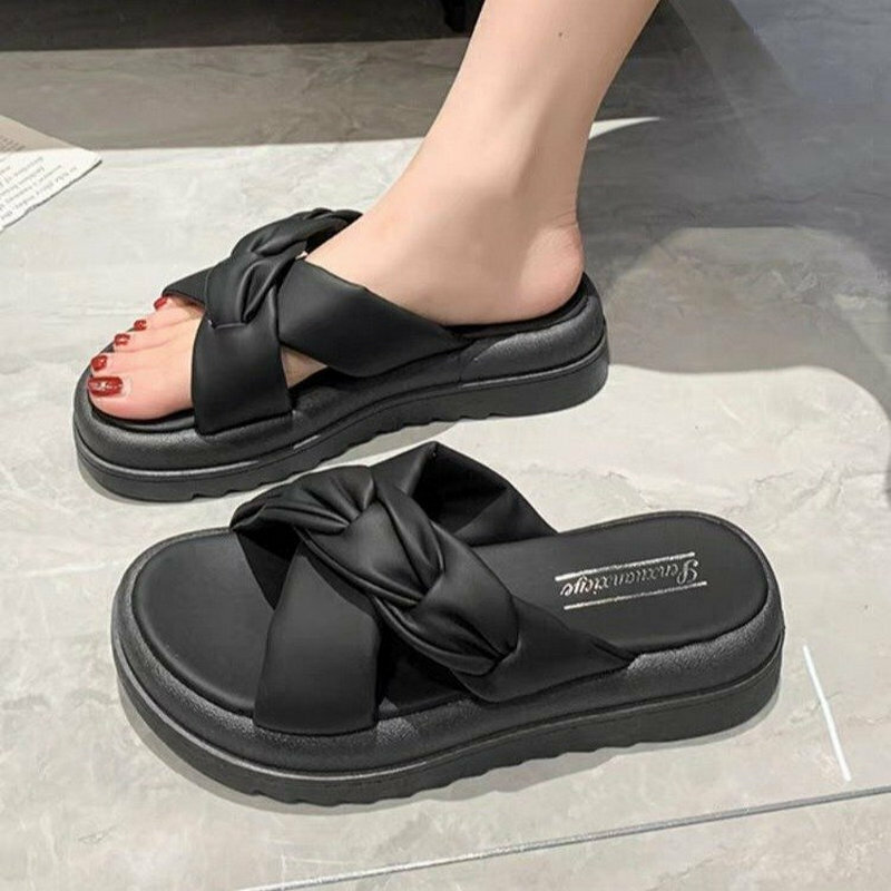 Hot selling height increasing slippers (black size 35-40) (please contact customer service to confirm the delivery size after placing the order)