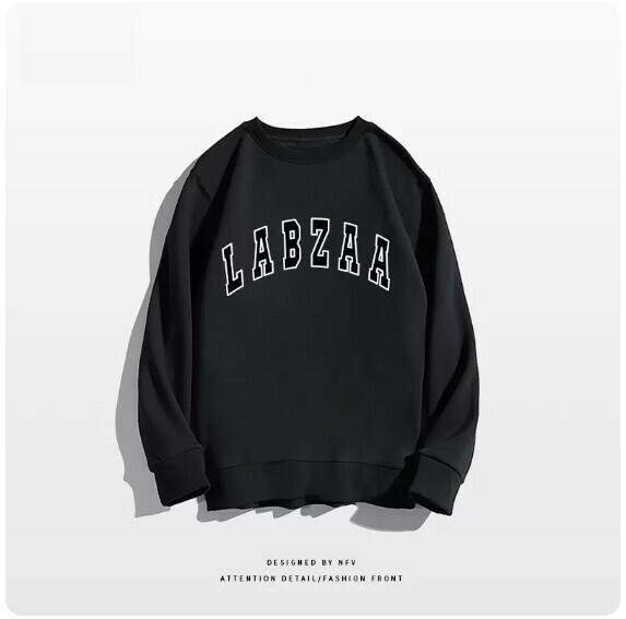 爆款圓領衛衣【M-3XL】【黑色-薄款】(下單後聯絡客服確認發貨尺碼) 