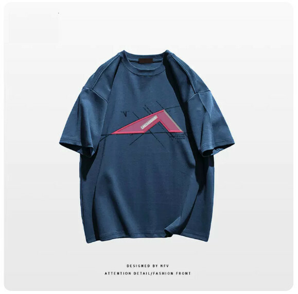 爆款圓領T恤【M-3XL】【霧霾藍-220g】(下單後聯絡客服確認發貨尺碼) 