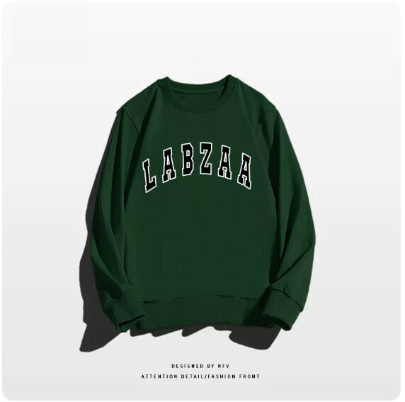 爆款圓領衛衣【M-3XL】【墨綠色-薄款】(下單後聯絡客服確認發貨尺碼) 