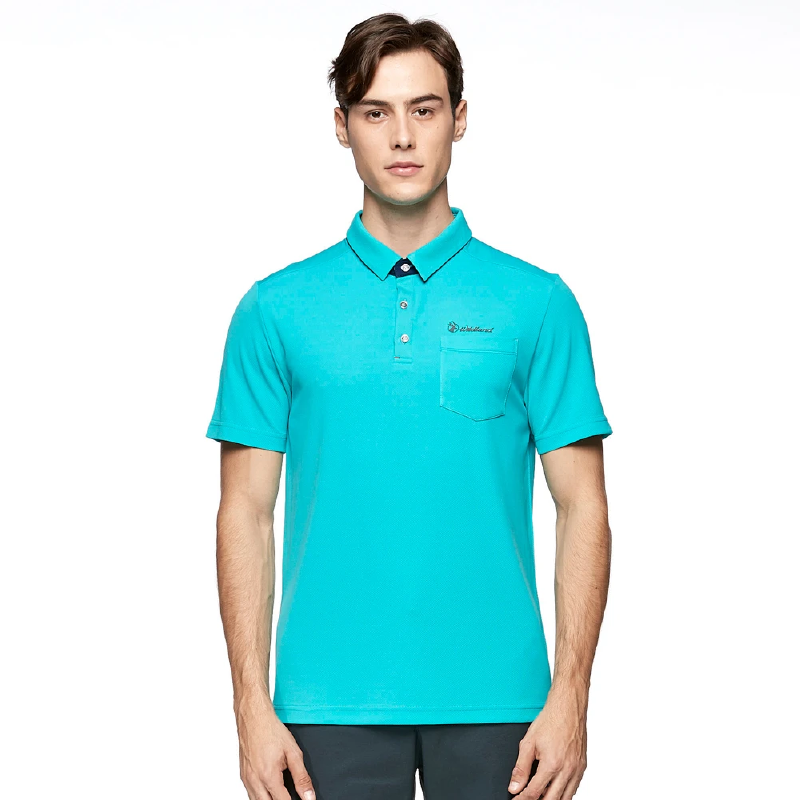 Wildland 荒野 彈性防蚊抗UV排汗上衣 男款 (湖藍) 吸濕/排汗/透氣/休閒登山 10WA91622