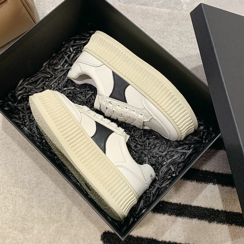 Hot selling thick-soled sneakers (off-white, size 35-40) (please contact customer service to confirm the delivery size after placing the order)