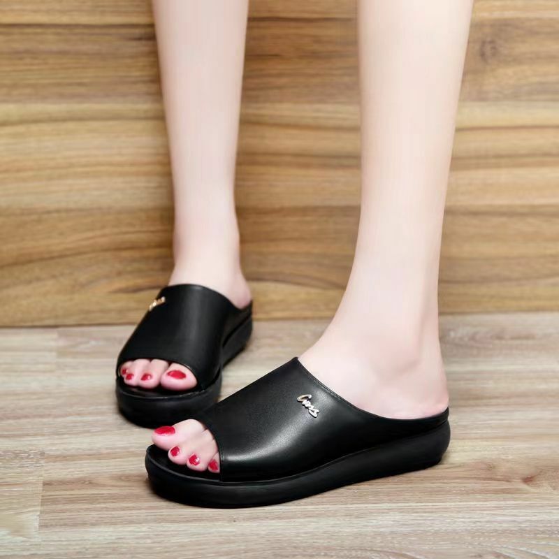 Hot selling open toe sandals (black size 35-40) (please contact customer service to confirm the delivery size after placing the order)