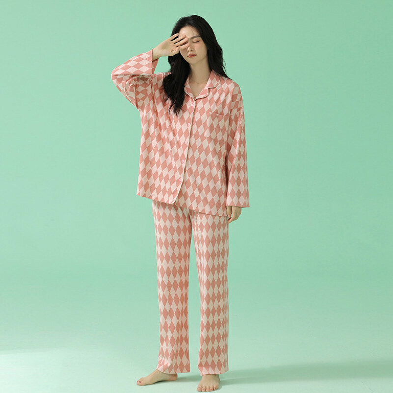 Long Sleeve Pajama Set [M-XXL RS-3E2324] [Contact Customer Service to Confirm Shipping Size after Placing an Order]