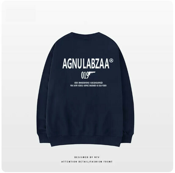 爆款圓領衛衣【M-3XL】【藏青色-薄款】(下單後聯絡客服確認發貨尺碼) 