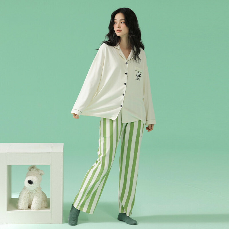 Long Sleeve Pajama Set [M-XXL RS-3E2314] [Contact Customer Service to Confirm Shipping Size after Placing an Order]