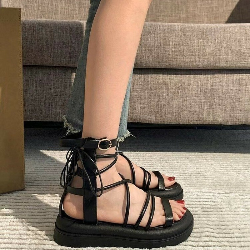 Hot selling Roman sandals (black size 35-40) (please contact customer service to confirm the delivery size after placing the order)