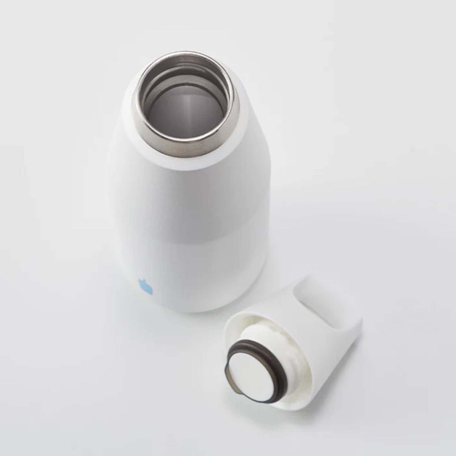 【24H出貨】𝗕𝗹𝘂𝗲 𝗕𝗼𝘁𝘁𝗹𝗲  純白限定手提杯