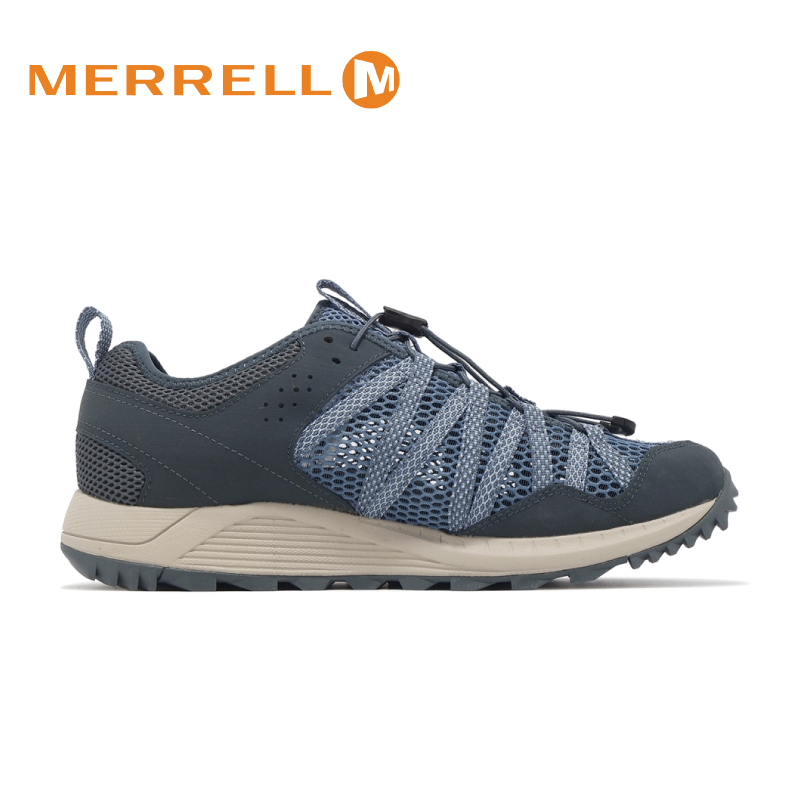 MERRELL 美國 男 WILDWOOD AEROSPORT 藍色 速乾/透氣/健走/止滑/快乾 31ML068085
