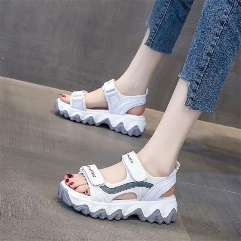 Hot selling thick-soled sandals (gray size 35-40) (please contact customer service to confirm the delivery size after placing the order)