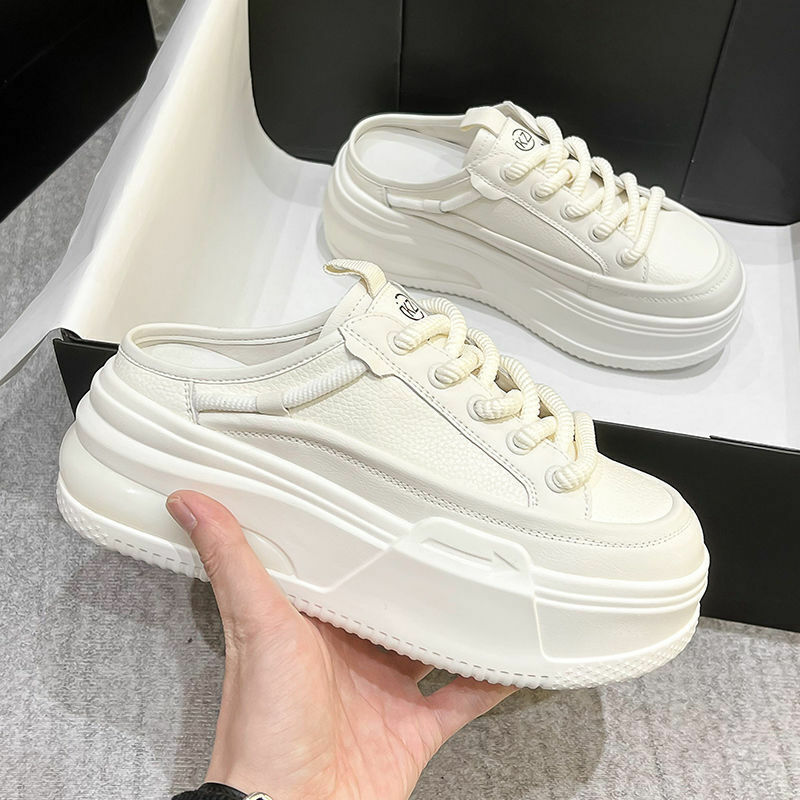 Hot selling Baotou half slippers (white size 35-40) (please contact customer service to confirm the delivery size after placing the order)