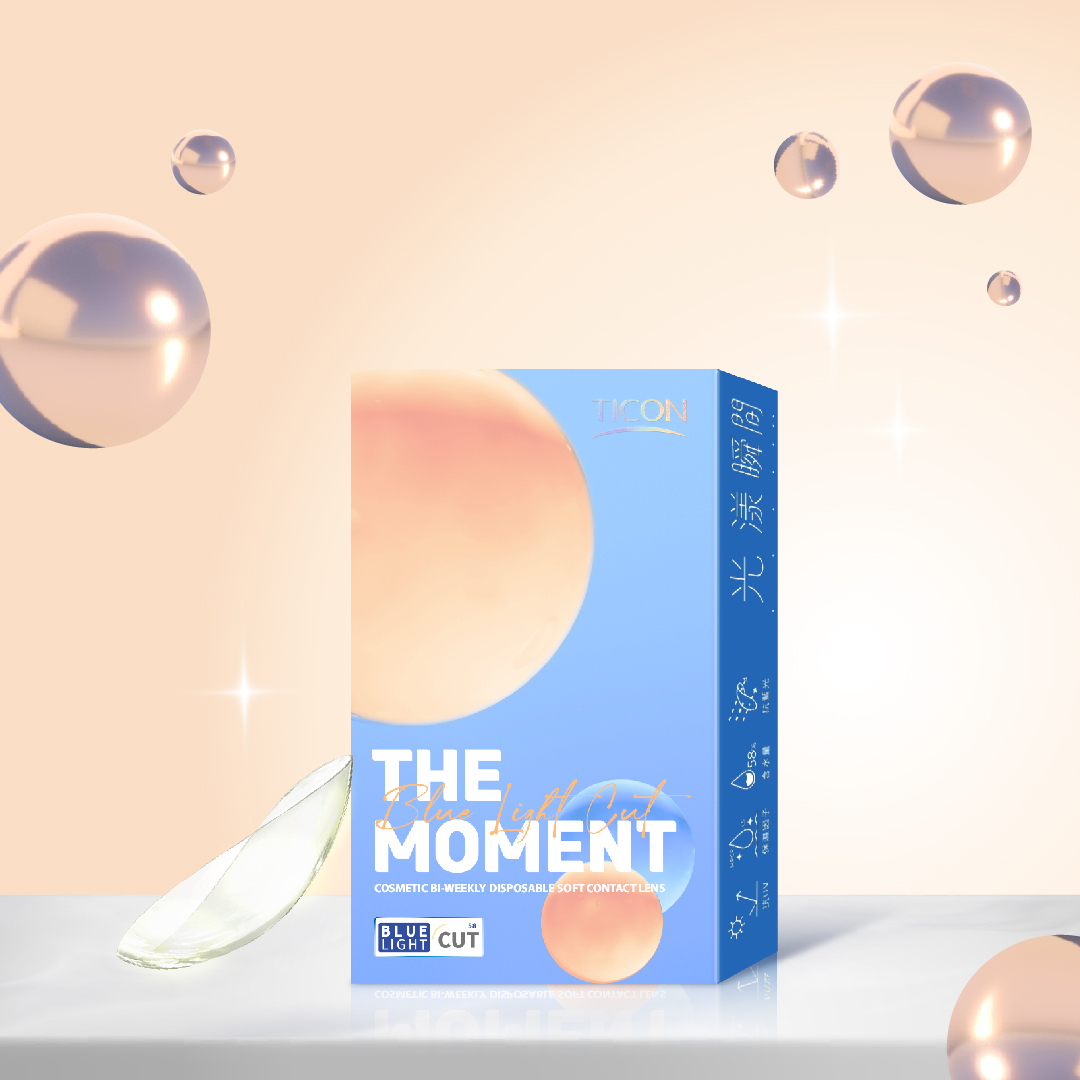 帝康光漾瞬間 抗藍光透明雙週拋6片裝