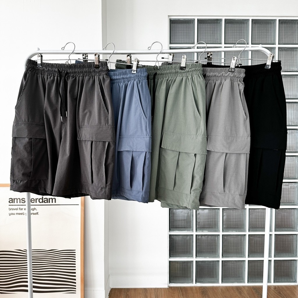 寬版工作短褲 (5colors)