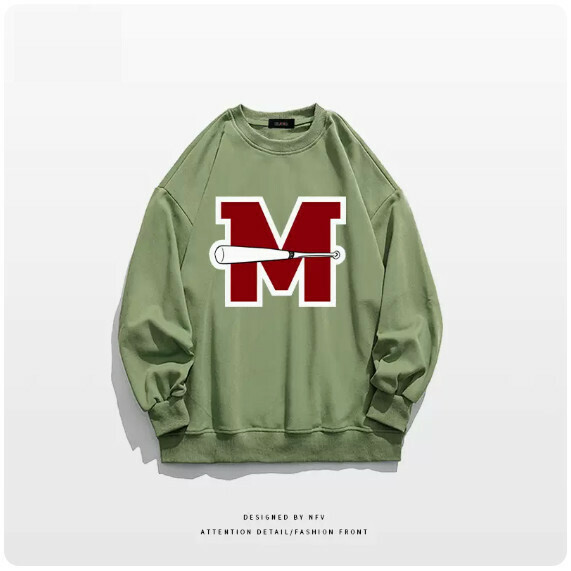 爆款圓領衛衣【M-3XL】【抹茶綠-薄款】(下單後聯絡客服確認發貨尺碼) 