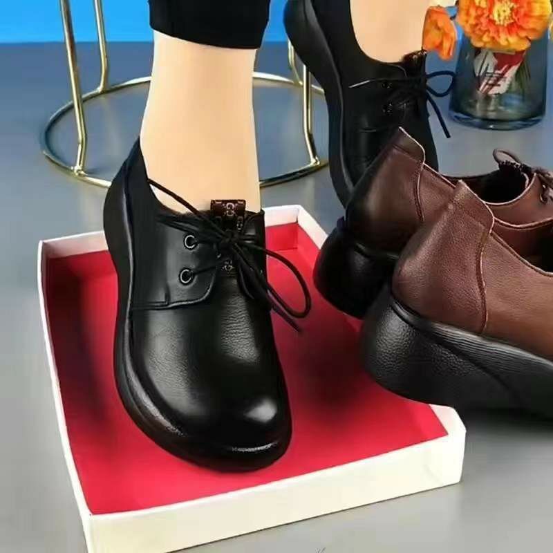 熱賣圓頭單鞋(黑色 35碼-40碼)（下單後請聯絡客服確認發貨尺碼）