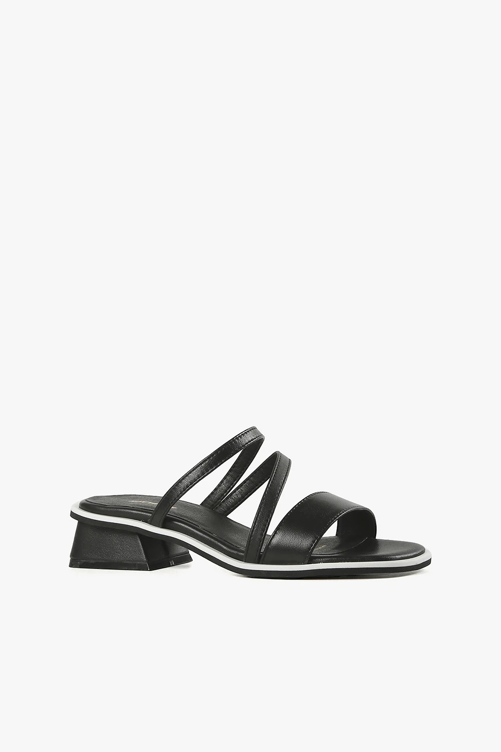 Ankle Mule Sandal 白沿條率性涼鞋