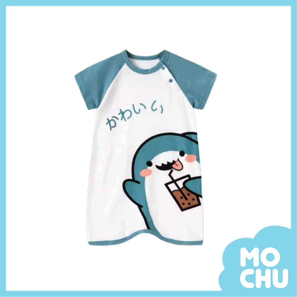 小鯊魚短袖分腿居家服