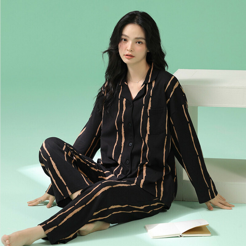 Long sleeve pajama set【M-XXL RS-3E2320】【Contact customer service to confirm shipping size after placing an order】
