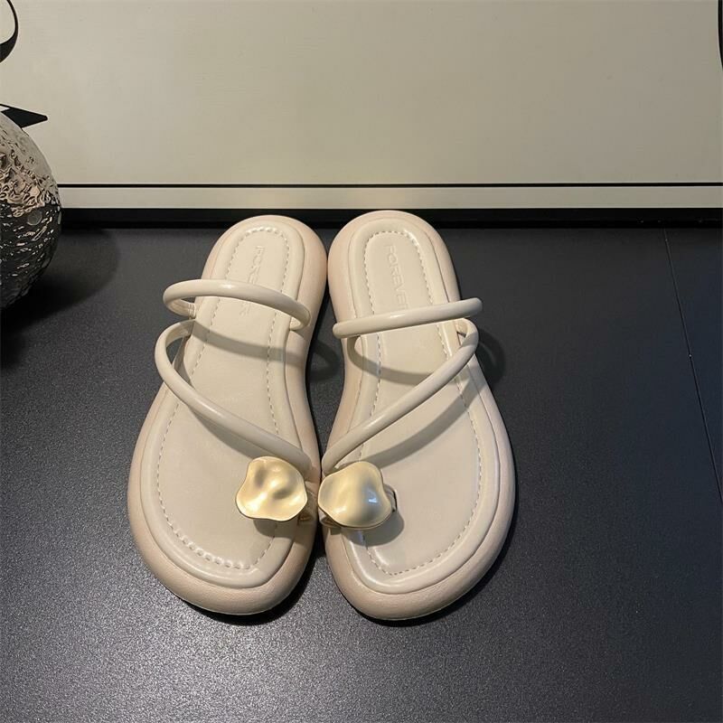 Hot selling sandals (off-white, size 35-40) (please contact customer service to confirm the delivery size after placing the order)