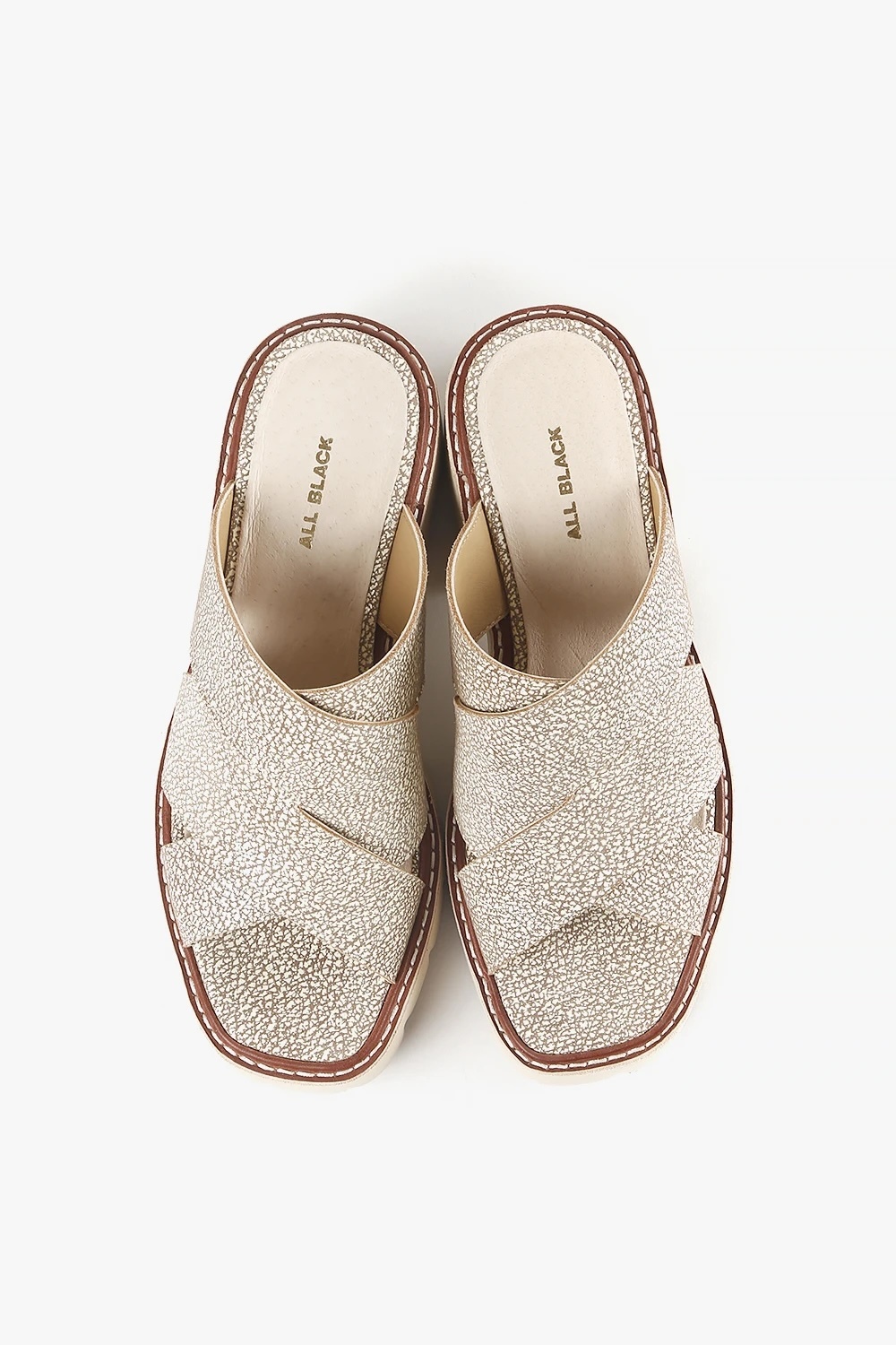 Wide Lugg Cross Mule 交叉厚底涼拖穆勒鞋