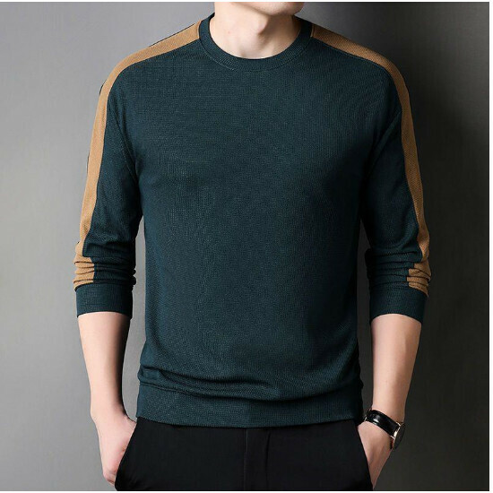 爆款長袖圓領衛衣【210款深藍色】尺碼【M-4XL】【下單後聯絡客服確認發貨尺碼】