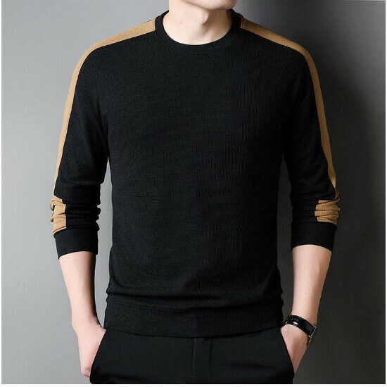 爆款長袖圓領衛衣【210款黑色】尺碼【M-4XL】【下單後聯絡客服確認發貨尺碼】