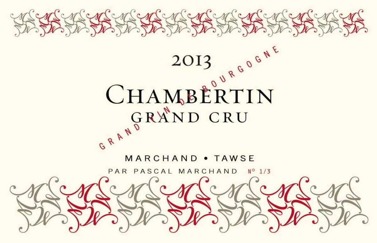 Marchand Tawse Charmes Chambertin Grand Cru 2013 (RP92)