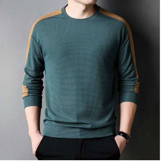 爆款長袖圓領衛衣【210款天青色】尺碼【M-4XL】【下單後聯絡客服確認發貨尺碼】