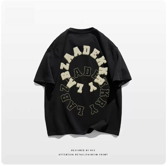 爆款圓領T恤【M-3XL】【黑色】(下單後聯絡客服確認發貨尺碼) 