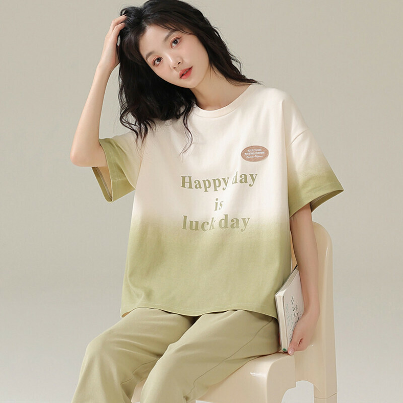 熱推圓領睡衣套裝【M-XXL碼 AM-58213】【下單后聯絡客服確認發貨尺碼 】