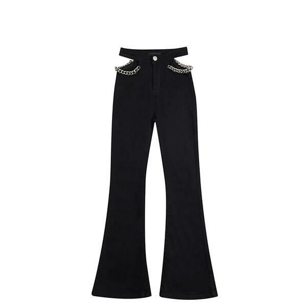 Hot selling flared jeans (black sizes S-L) (please contact customer service to confirm the delivery size after placing the order)