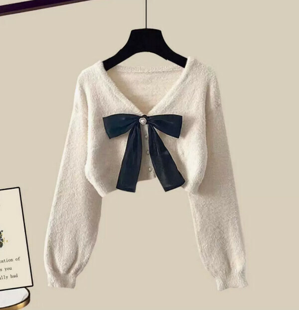 Plus Size Women's Sweater#Single Piece (Apricot) (M-4XL) (Contact customer service to confirm size after placing an order) 