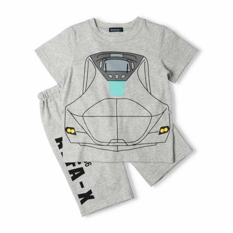 Moujonjon JR 新幹線列車穿著短袖睡衣 B33797 - Alfa X