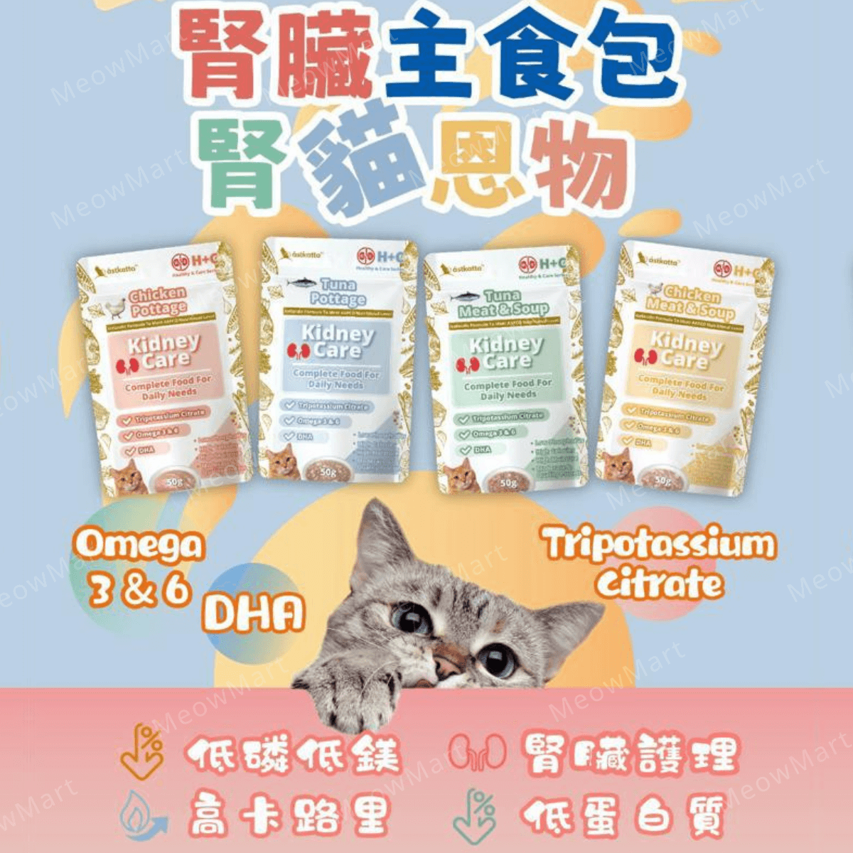 Astkatta 冰島腎臟保健主食包 (吞拿魚肉湯) 50g