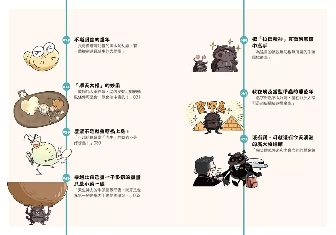 笑翻天1分鐘生物課(1)：【昆蟲家族】笑～嘻～嘻(看漫畫學得快)