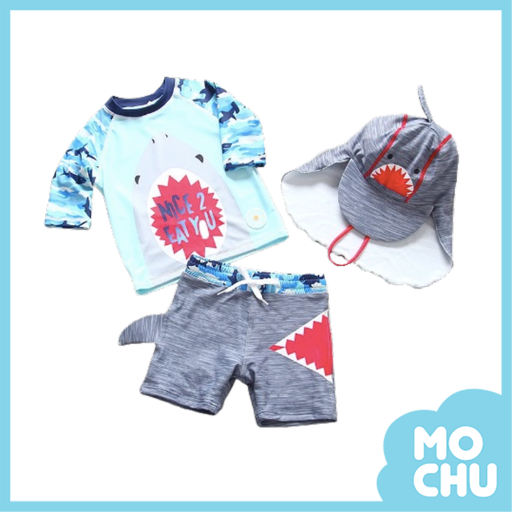 鯊魚尾鰭泳裝三件套