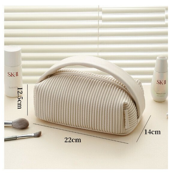 Hot Selling Cosmetic Bag Clutch [Single Layer Cosmetic Bag [White]