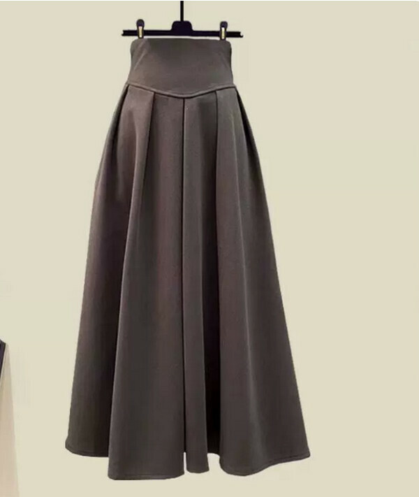 High-end winter skirt #Single piece (coffee color) (M-4XL size) (Contact customer service to confirm size after placing an order) 