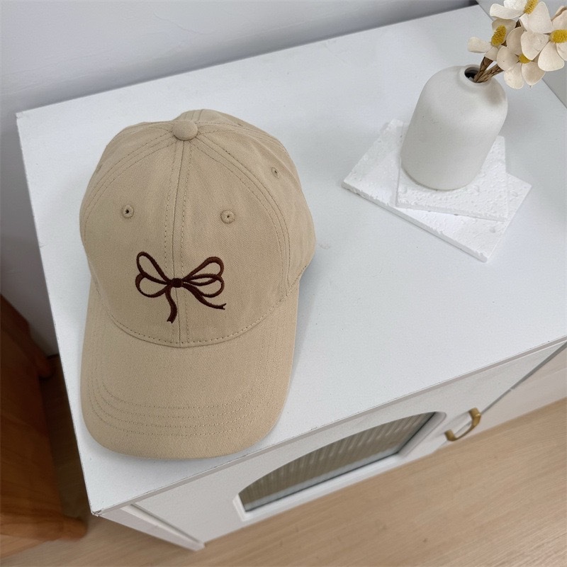大人的蝴蝶結棒球帽
