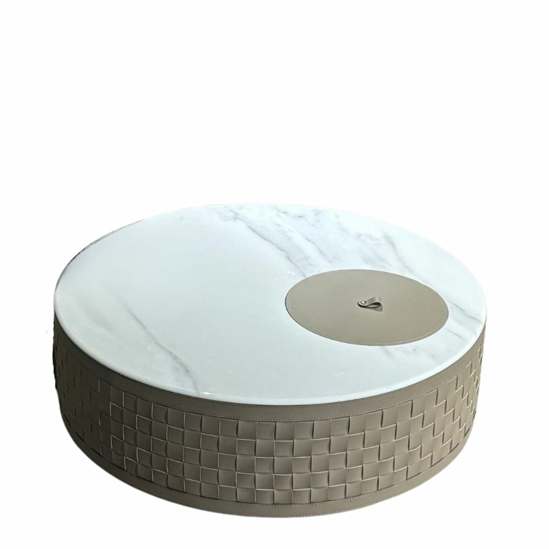 肯德爾︱花白石面 | 大圓几