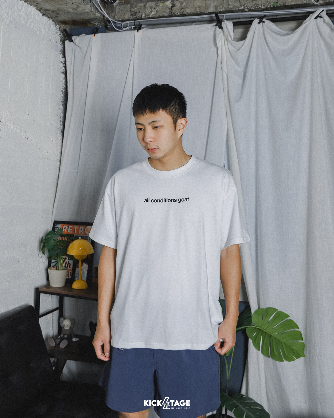 男女款 NIKE ACG Dri-FIT TEE 'all conditions goat' 灰綠 白 最棒的山羊 印花 重磅 短袖 短T【FV3493】