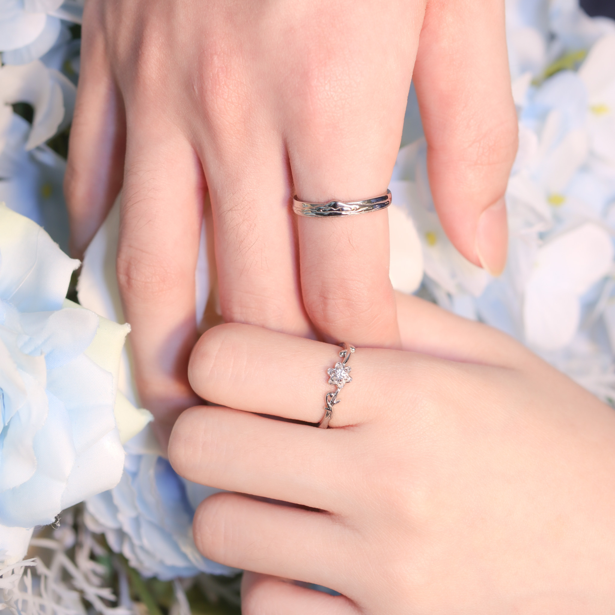 | 925 Silver | Sakura Promise Ring （For Boys / For Girls）  | RI0646 |