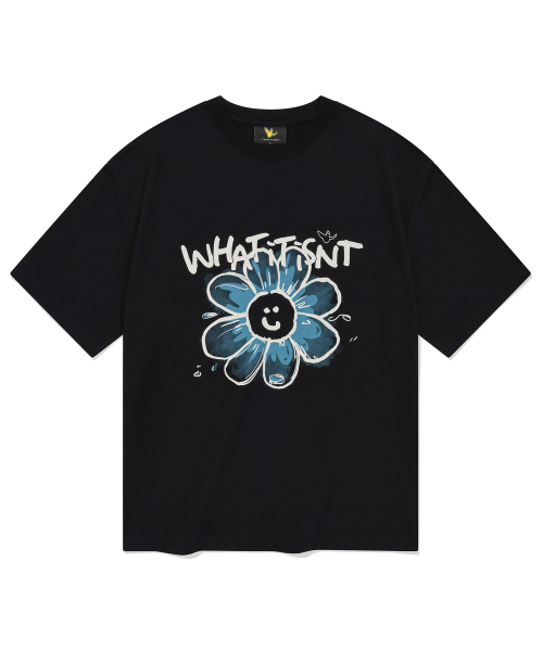 KR What it isn't Big Flory Graphic Short Sleeve T-Shirt